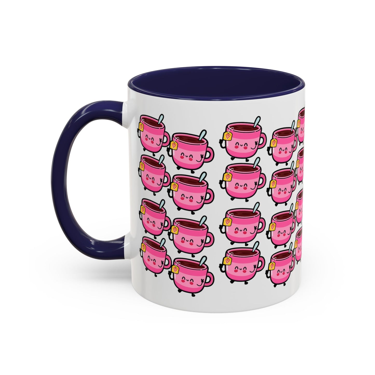 Mug - Cute Pink Coffee Character Design - 11oz/15oz