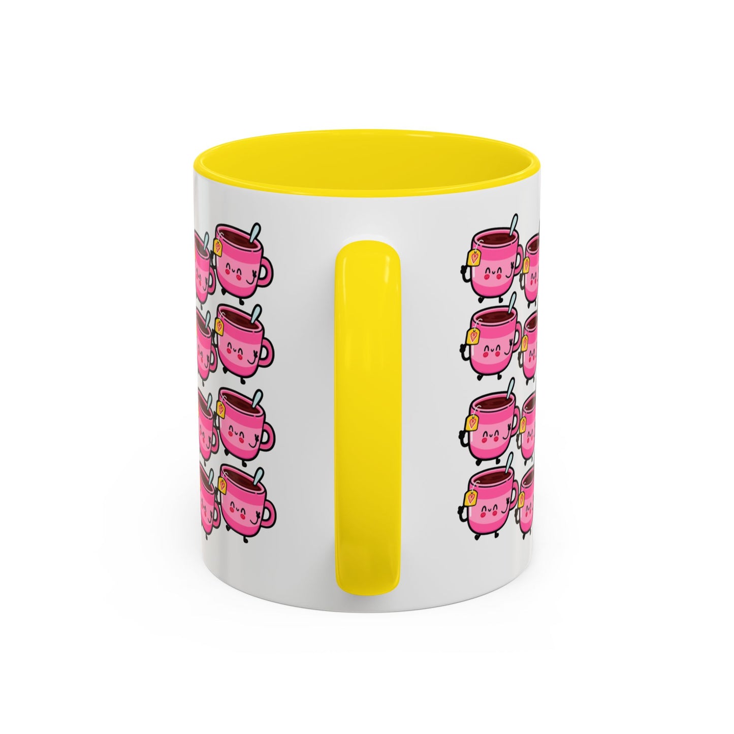 Mug - Cute Pink Coffee Character Design - 11oz/15oz