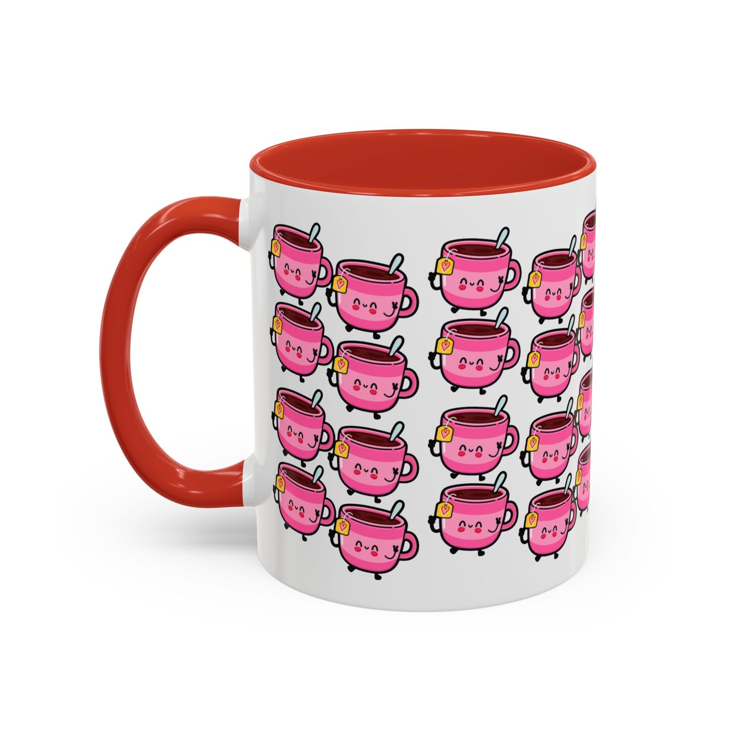 Mug - Cute Pink Coffee Character Design - 11oz/15oz