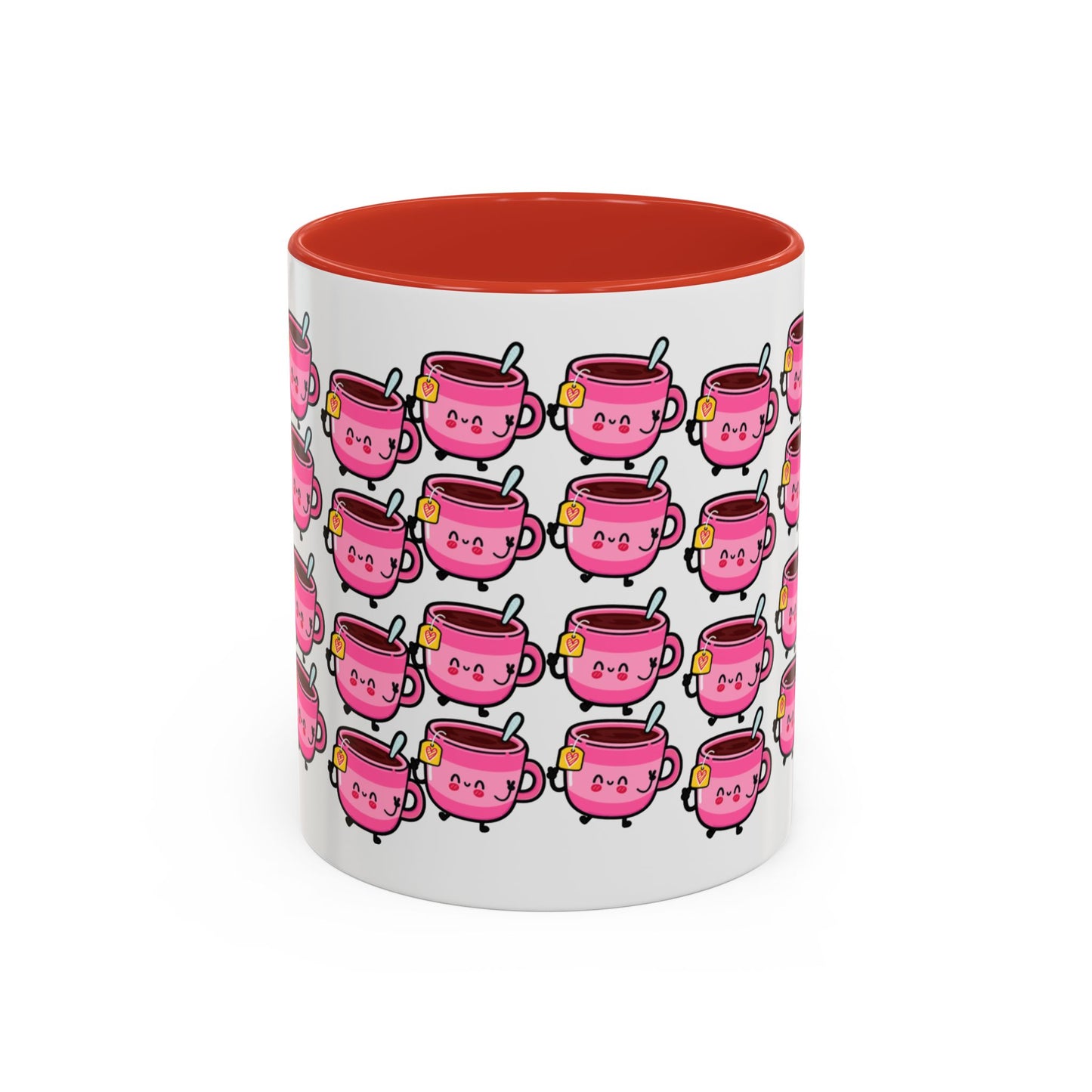 Mug - Cute Pink Coffee Character Design - 11oz/15oz