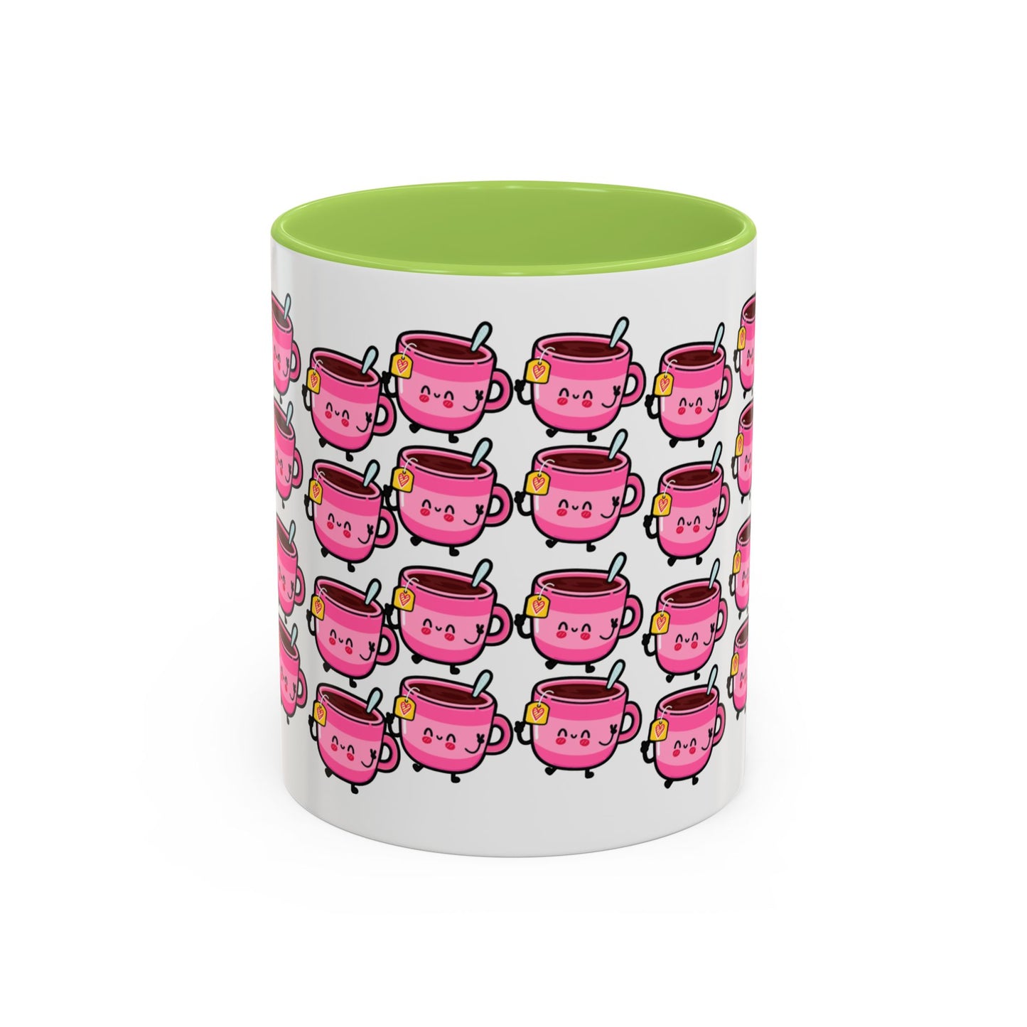 Mug - Cute Pink Coffee Character Design - 11oz/15oz