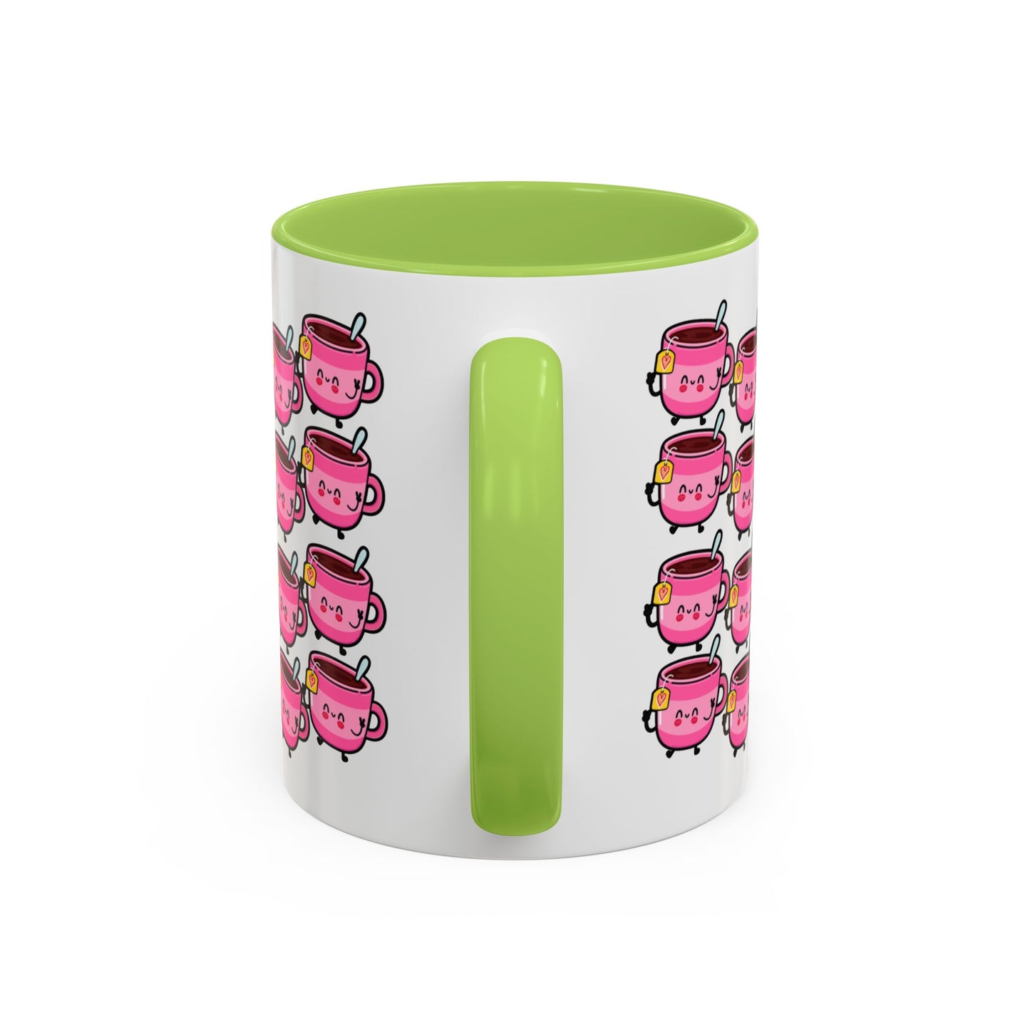 Mug - Cute Pink Coffee Character Design - 11oz/15oz