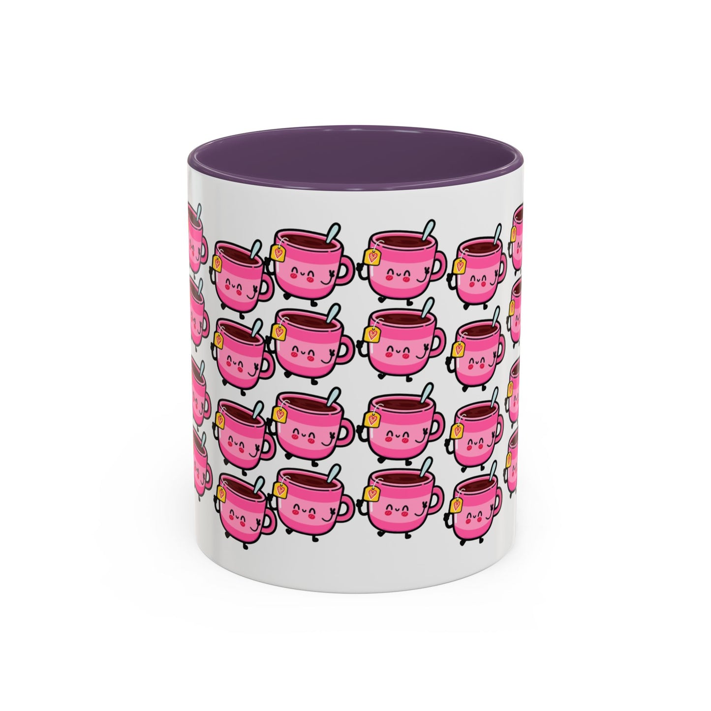 Mug - Cute Pink Coffee Character Design - 11oz/15oz