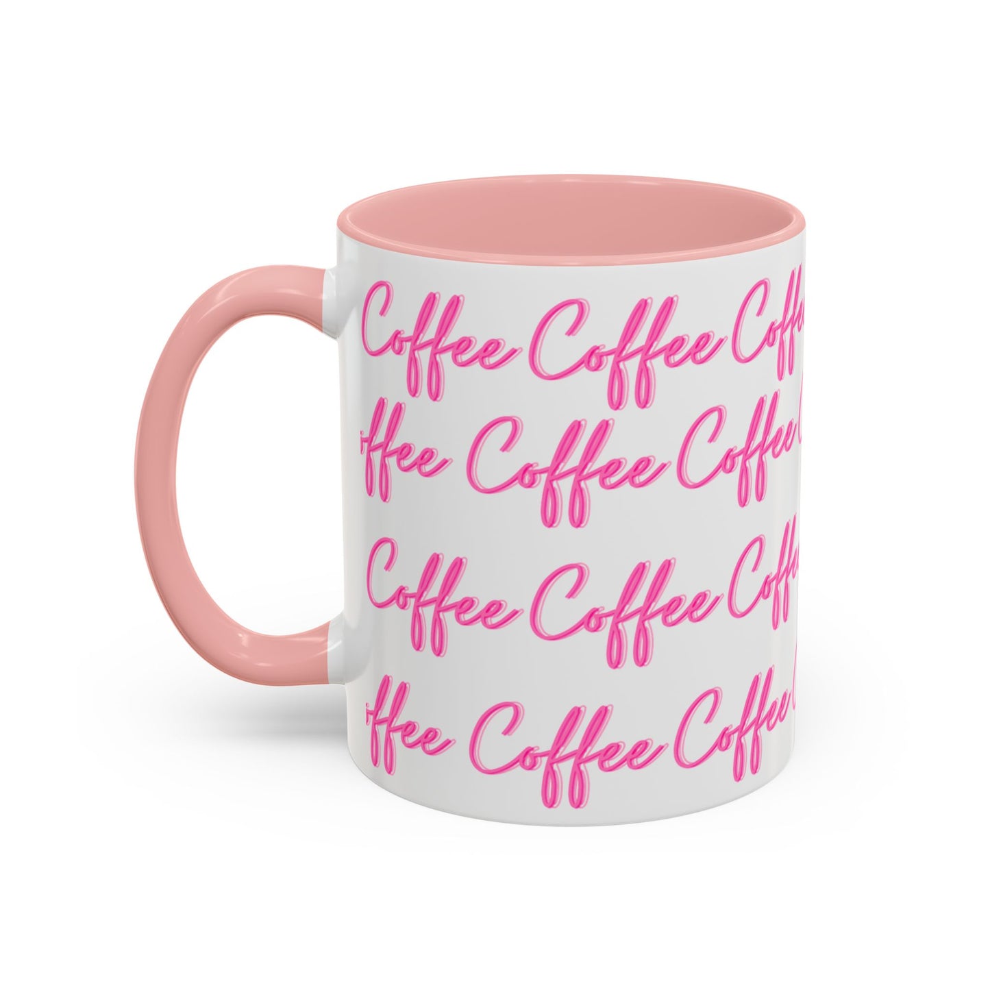 Pink Coffee Accent Mug - Stylish Drinkware for Morning Vibes, Gift for Coffee Lovers, Unique Kitchen Decor, Mother's Day Gift, Cute Tea Cup