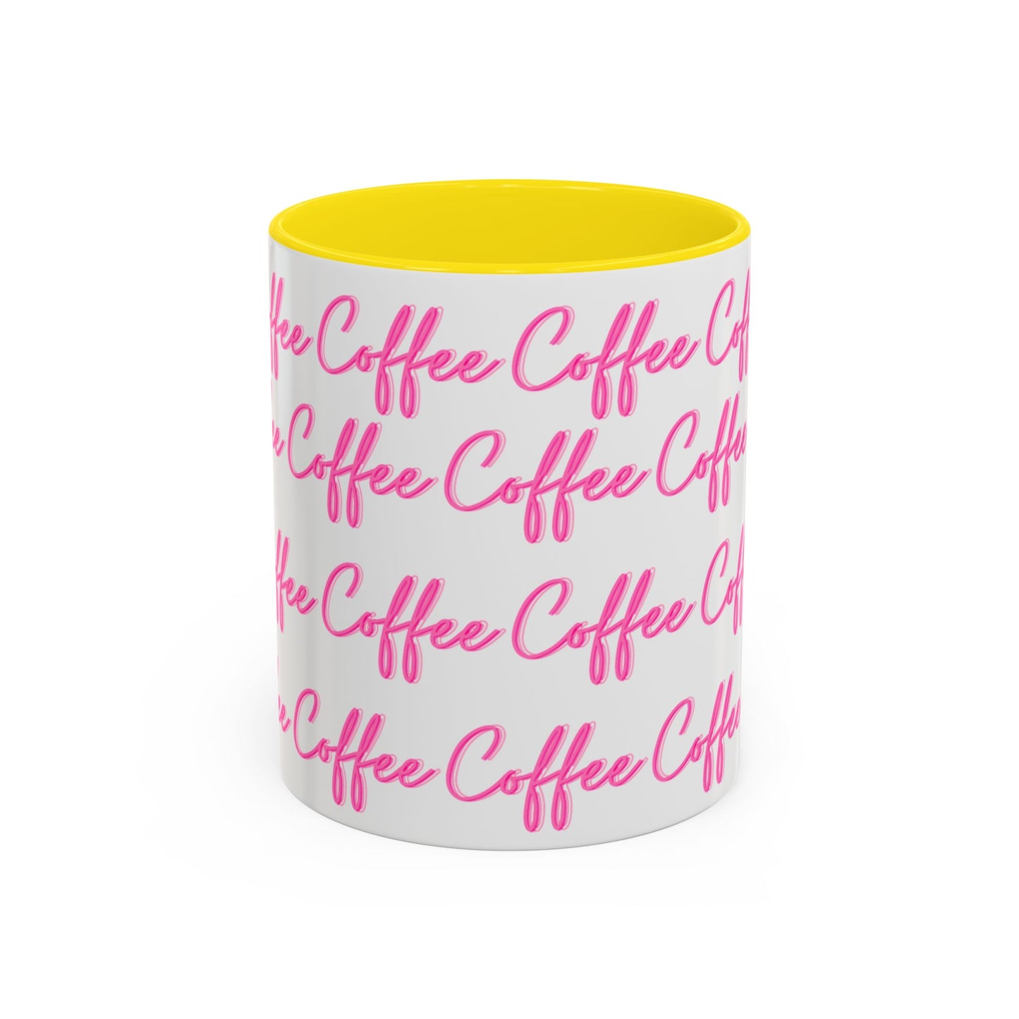 Pink Coffee Accent Mug - Stylish Drinkware for Morning Vibes, Gift for Coffee Lovers, Unique Kitchen Decor, Mother's Day Gift, Cute Tea Cup