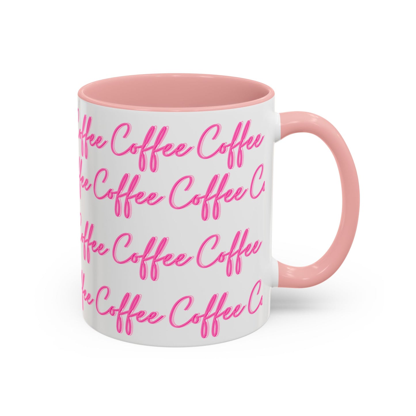 Pink Coffee Accent Mug - Stylish Drinkware for Morning Vibes, Gift for Coffee Lovers, Unique Kitchen Decor, Mother's Day Gift, Cute Tea Cup