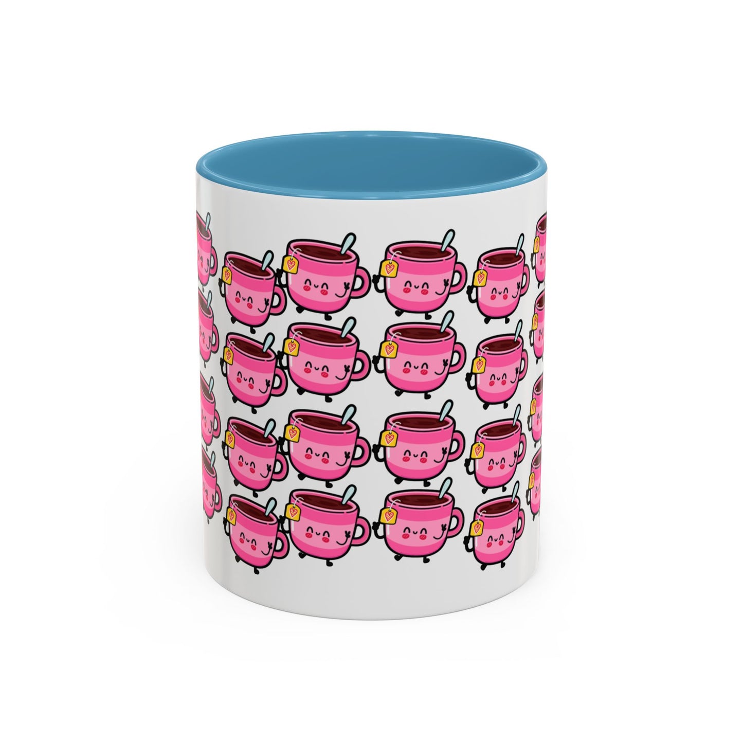 Mug - Cute Pink Coffee Character Design - 11oz/15oz