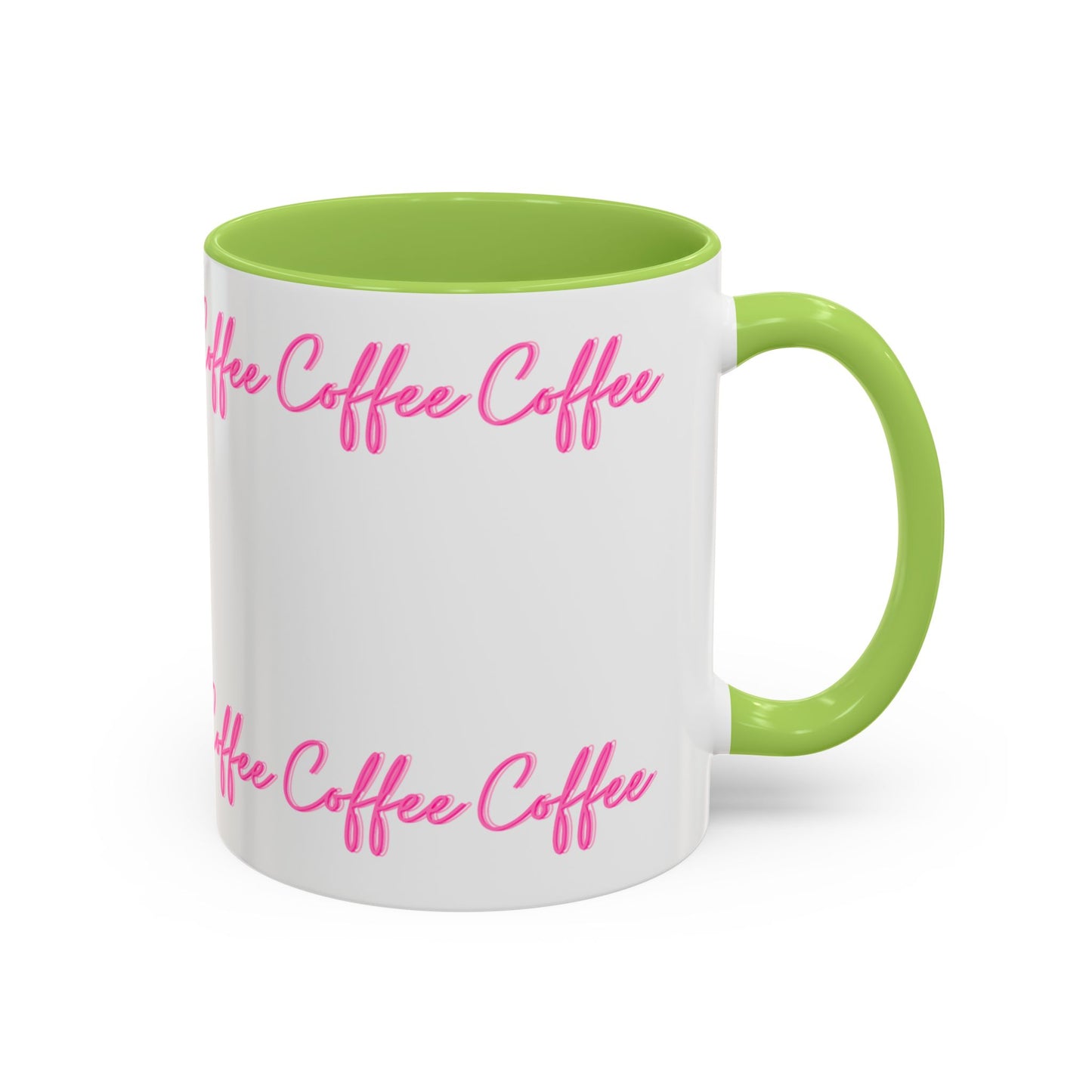 Cute pink coffee mug (11, 15oz)