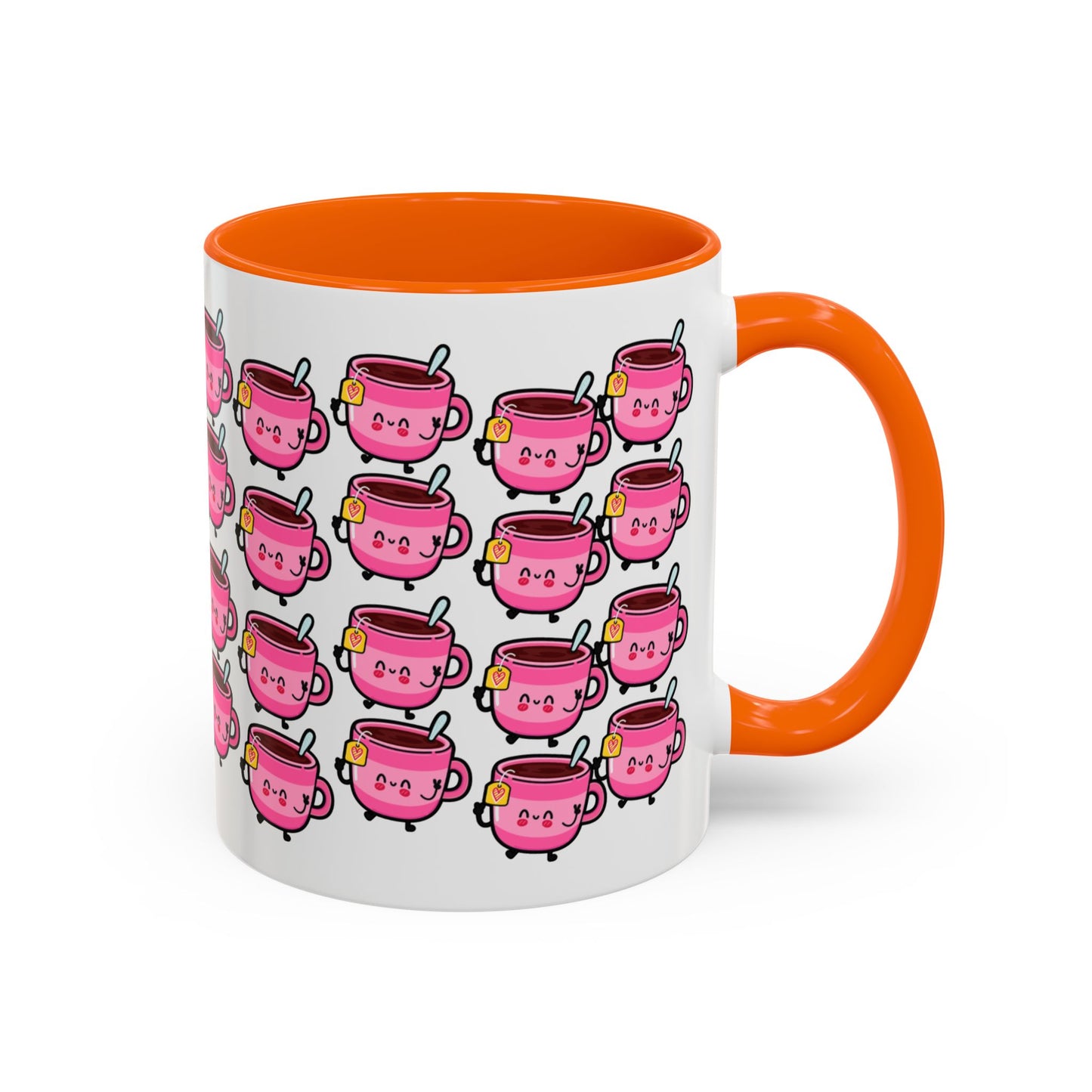 Mug - Cute Pink Coffee Character Design - 11oz/15oz