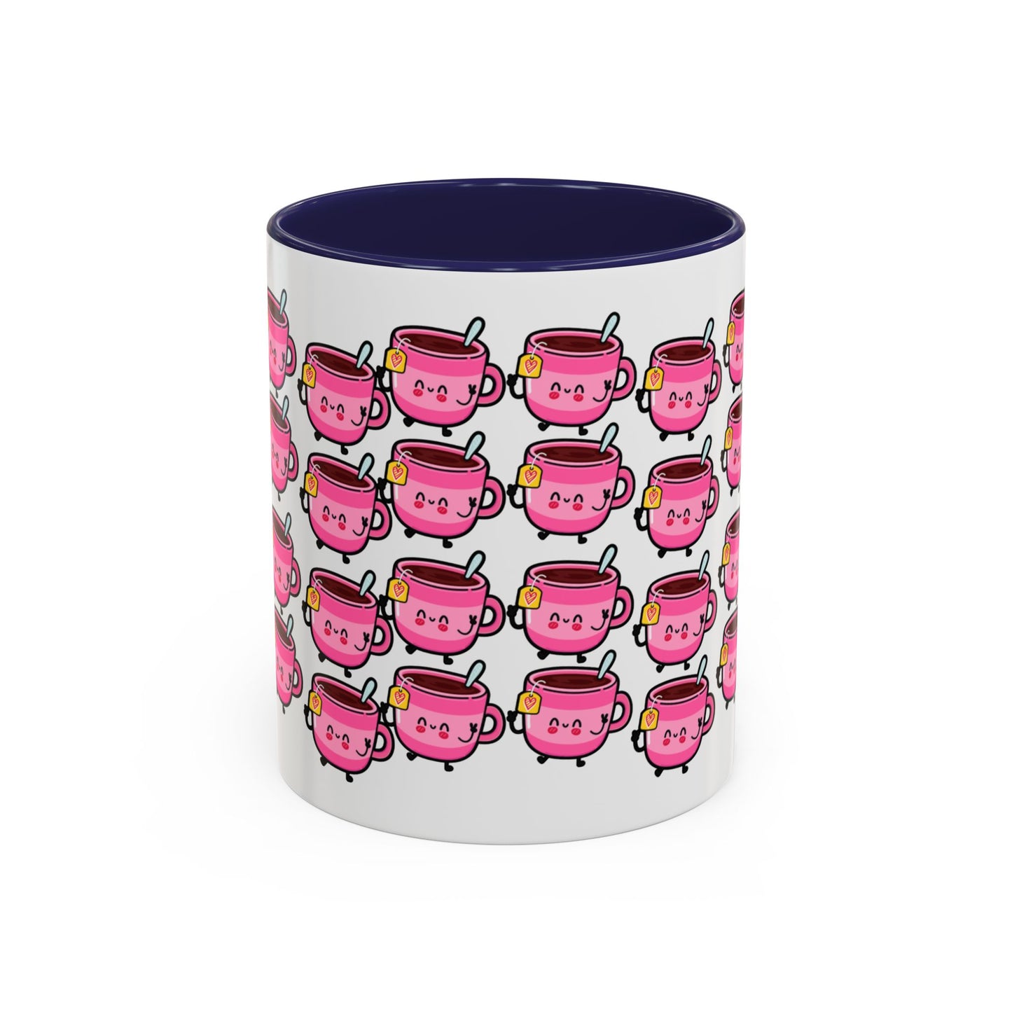 Mug - Cute Pink Coffee Character Design - 11oz/15oz