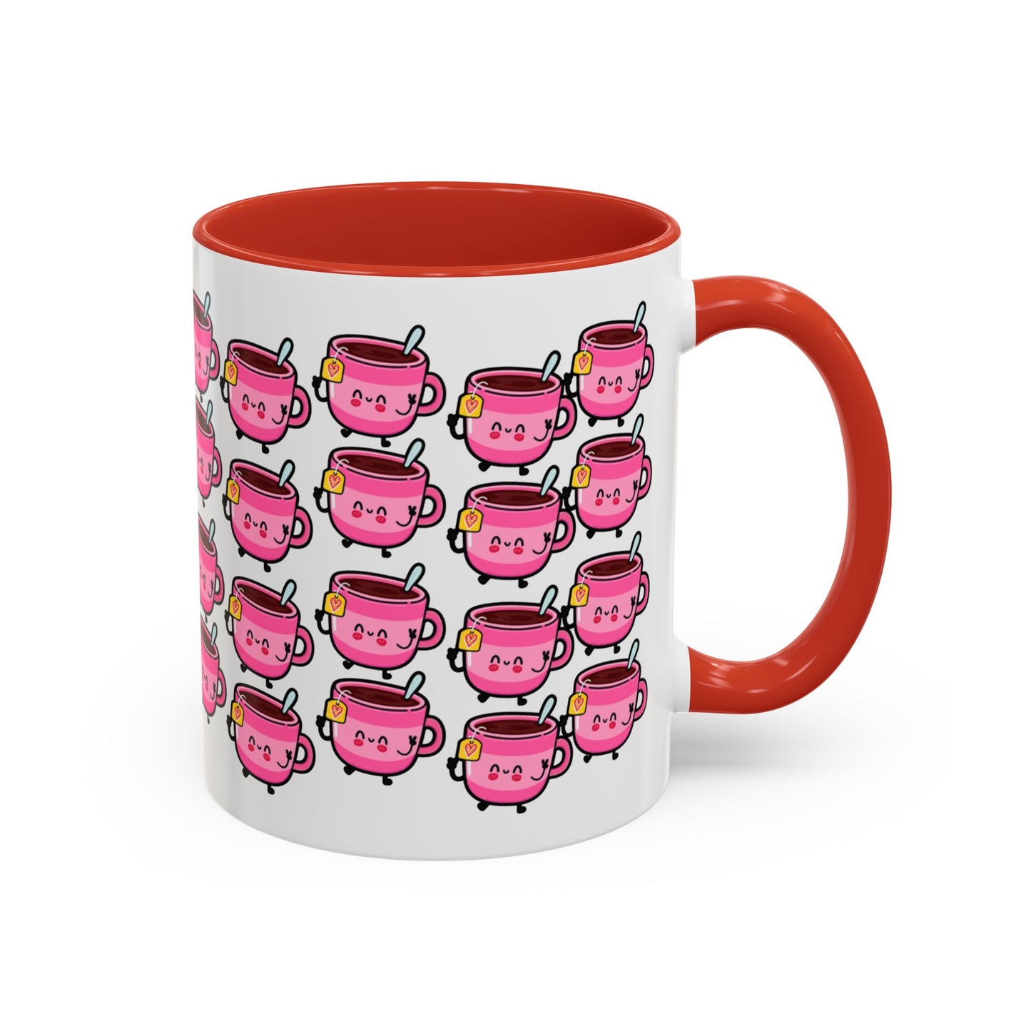 Mug - Cute Pink Coffee Character Design - 11oz/15oz