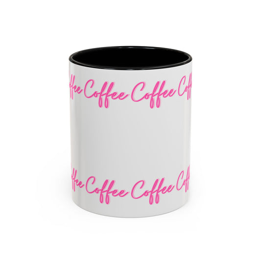 Cute pink coffee mug (11, 15oz)