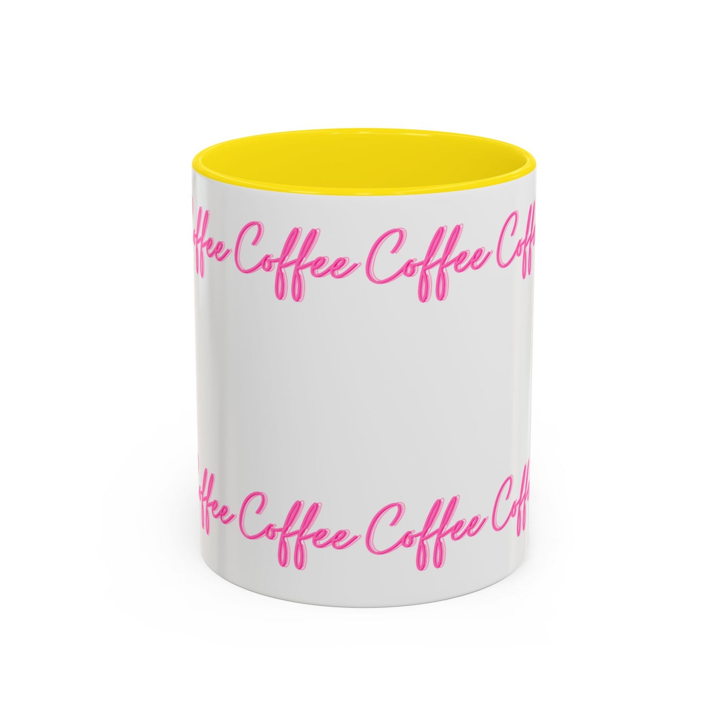 Cute pink coffee mug (11, 15oz)